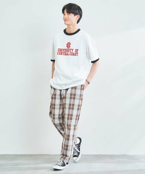 common good(コモングッド)別注カレッジリンガーTシャツ